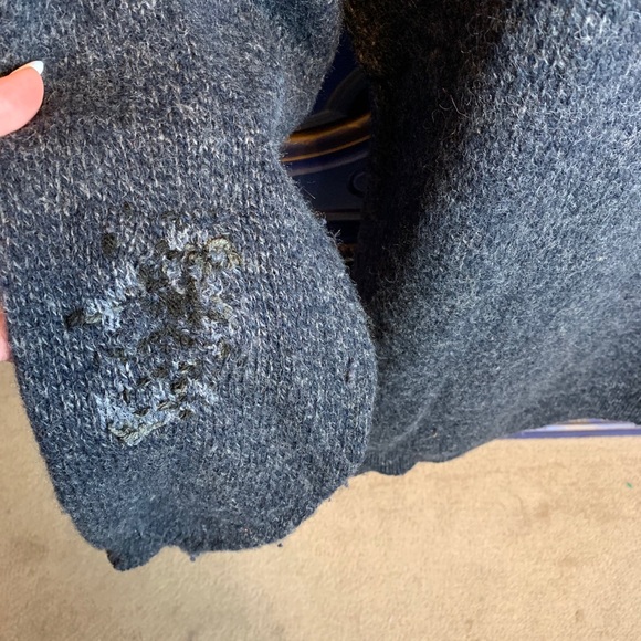 Woolrich Fleece Zip Sweater PullOver Jacket Medium - Picture 5 of 5